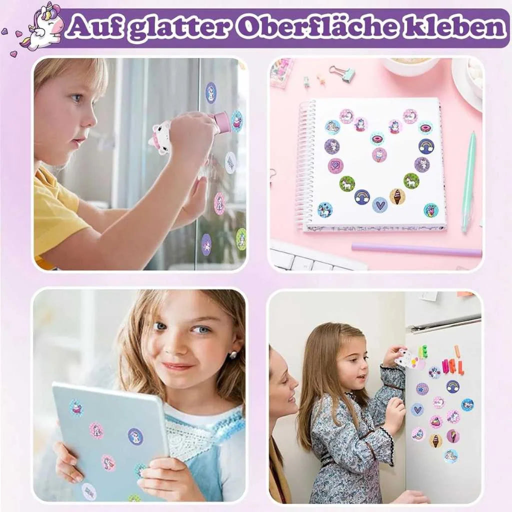 Magic Velcro Stamper Stickers Activity Book for Kids