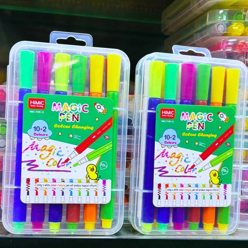 Magical Colour Changing Sketch Colour pen Set 12pcs – DOD Kart
