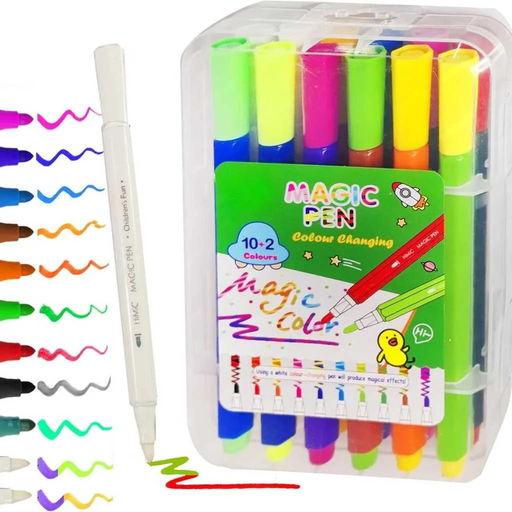 Magical Colour Changing Sketch Colour pen Set 12pcs