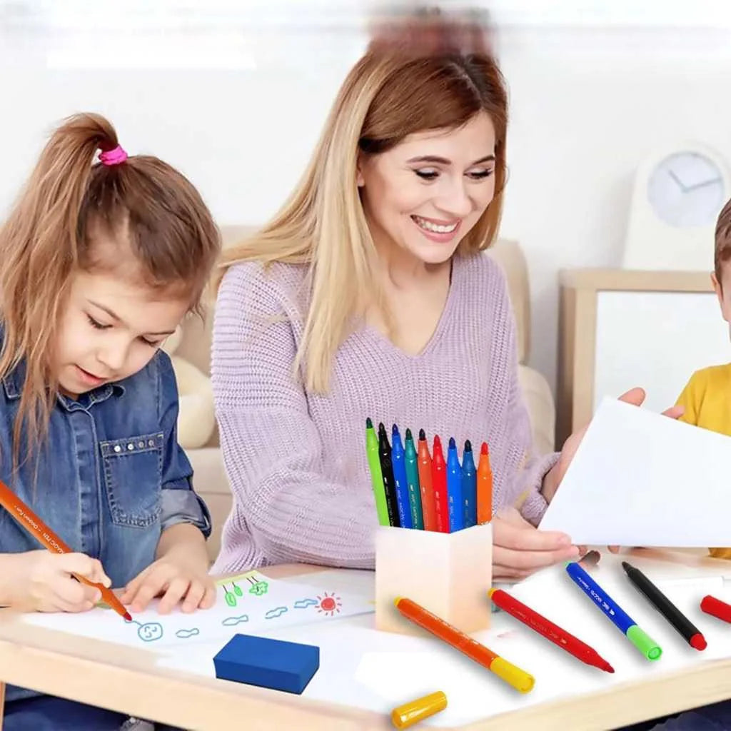 Magical Colour Changing Sketch Colour pen Set 12pcs