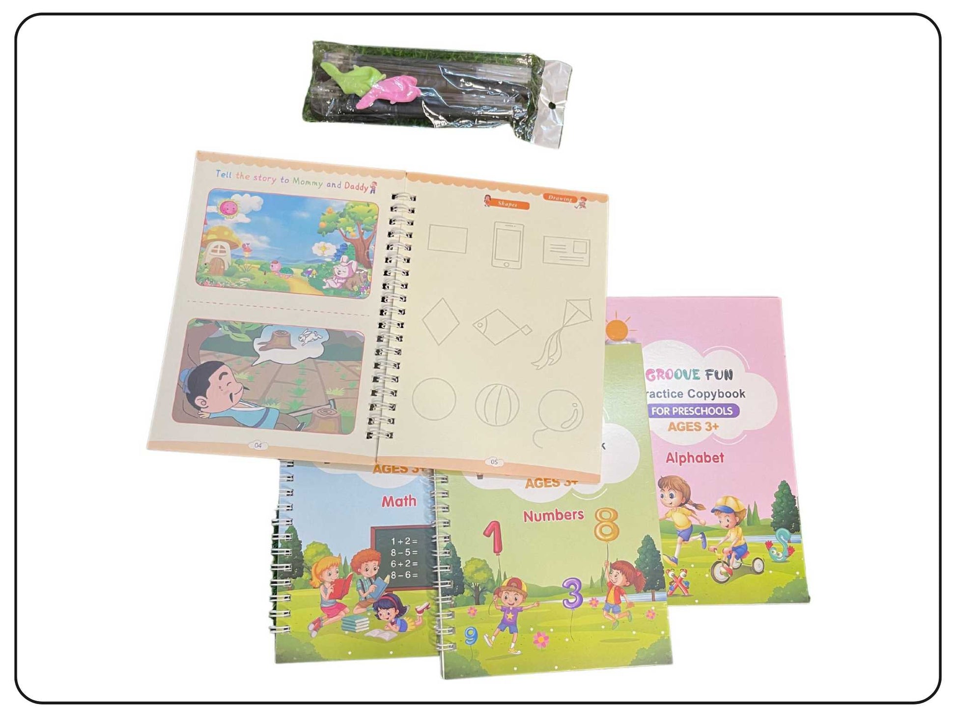 Magical Kids Learning Book with Pens
