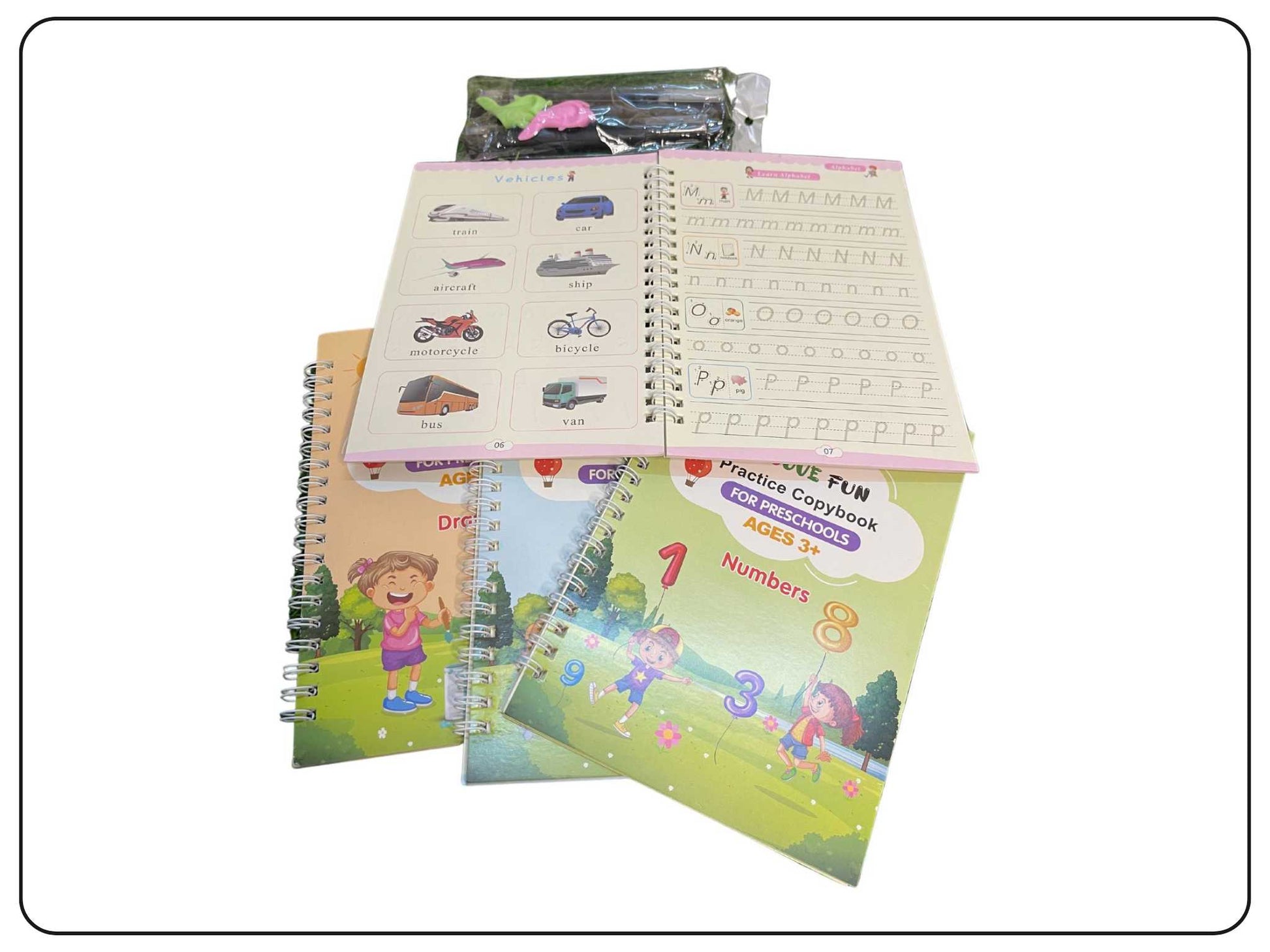 Magical Kids Learning Book with Pens