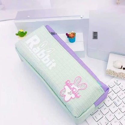 Magical Rabbit Dual-Zip Large Pouch