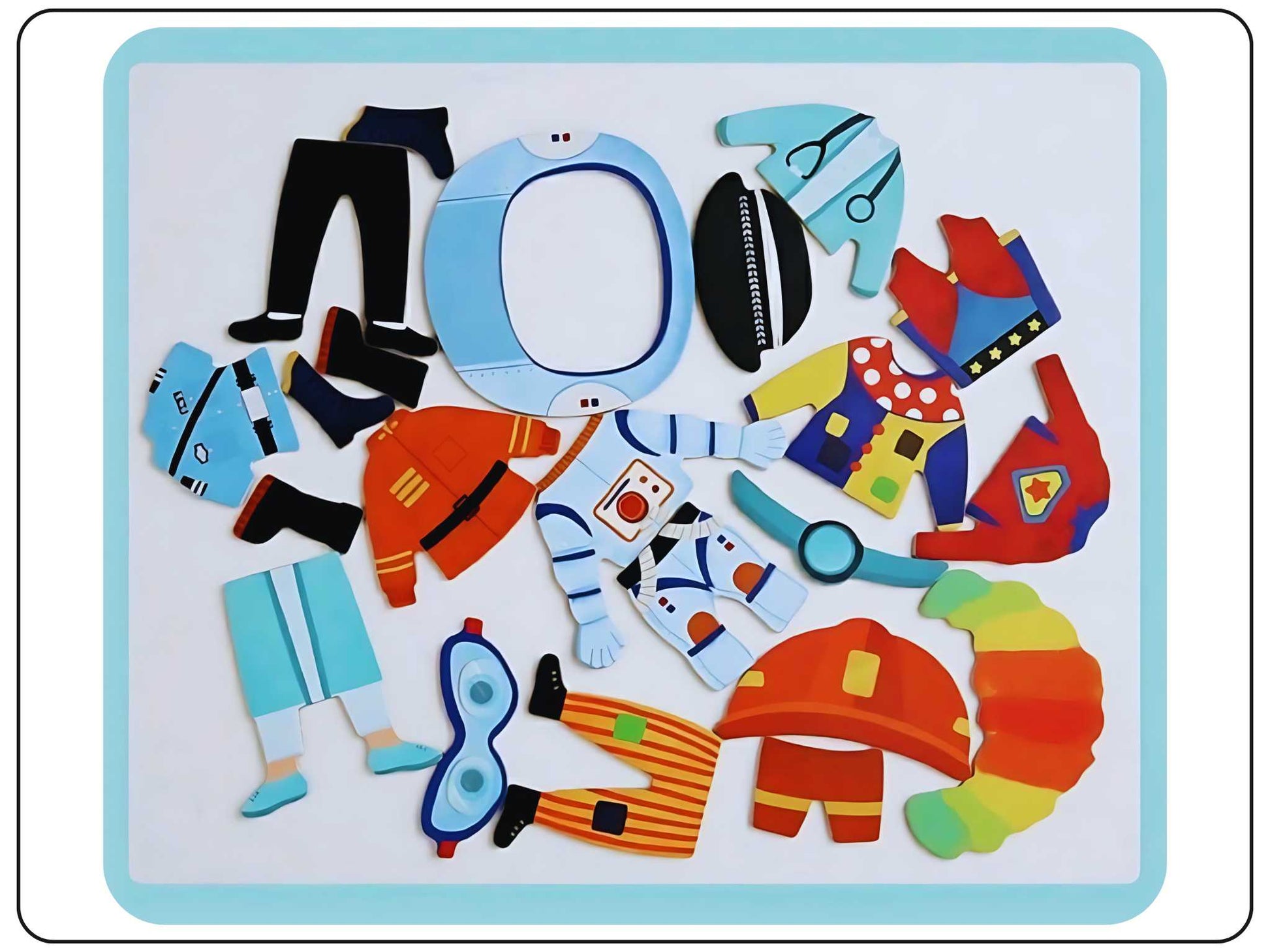 Magnetic Clothing Game Puzzle Educational Toy for Kids