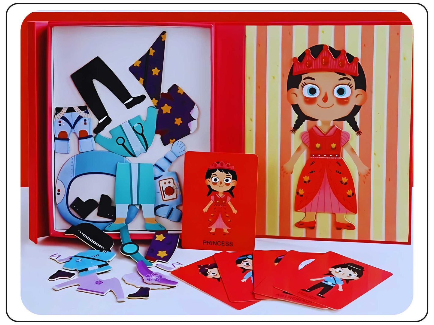 Magnetic Clothing Game Puzzle Educational Toy for Kids