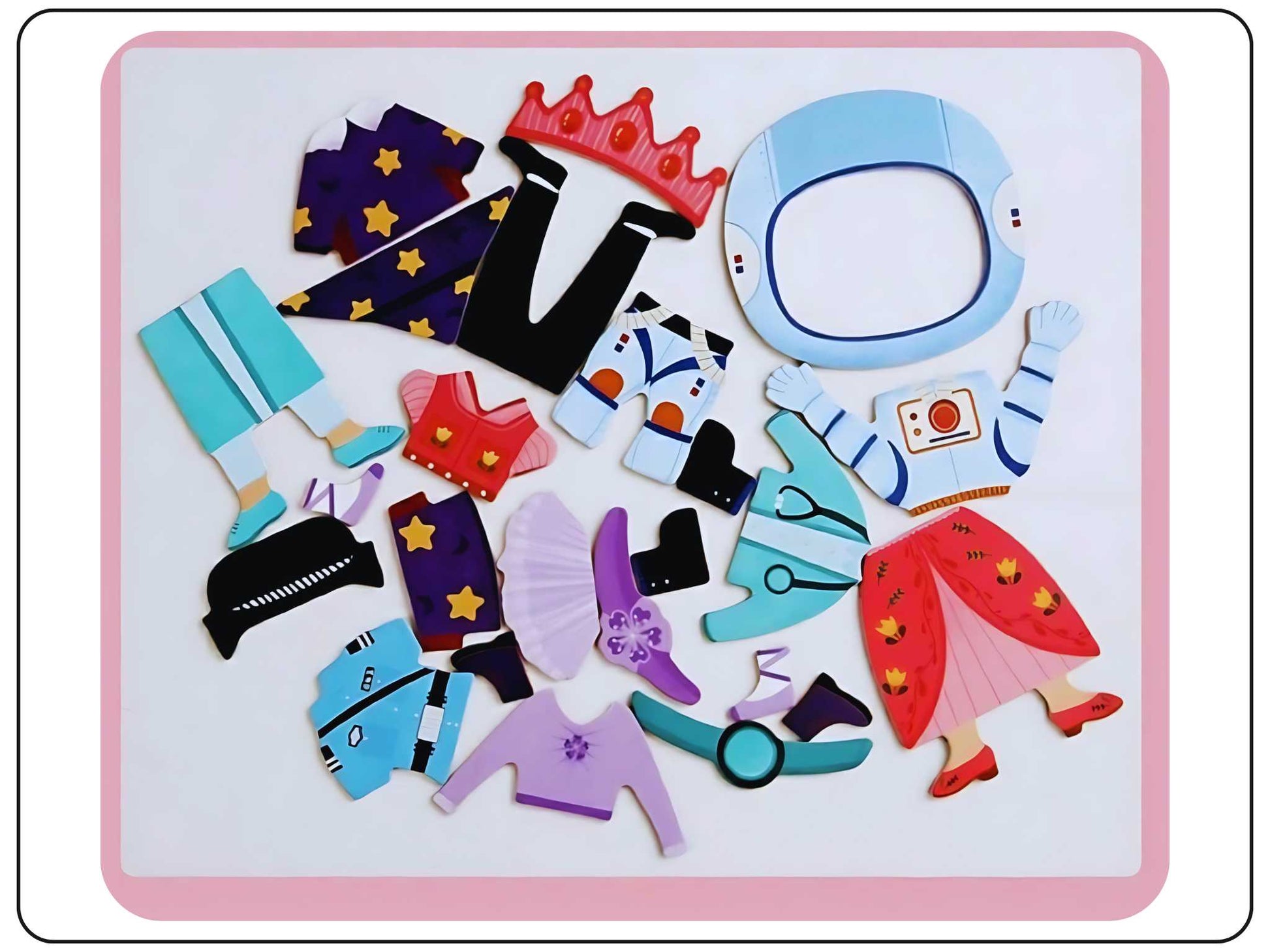 Magnetic Clothing Game Puzzle Educational Toy for Kids