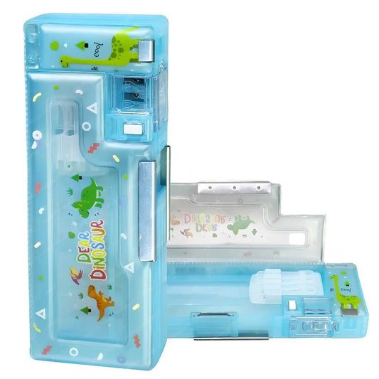 Magnetic Pencil Case with Sharpener for Kids | Premium Luxury Organizer
