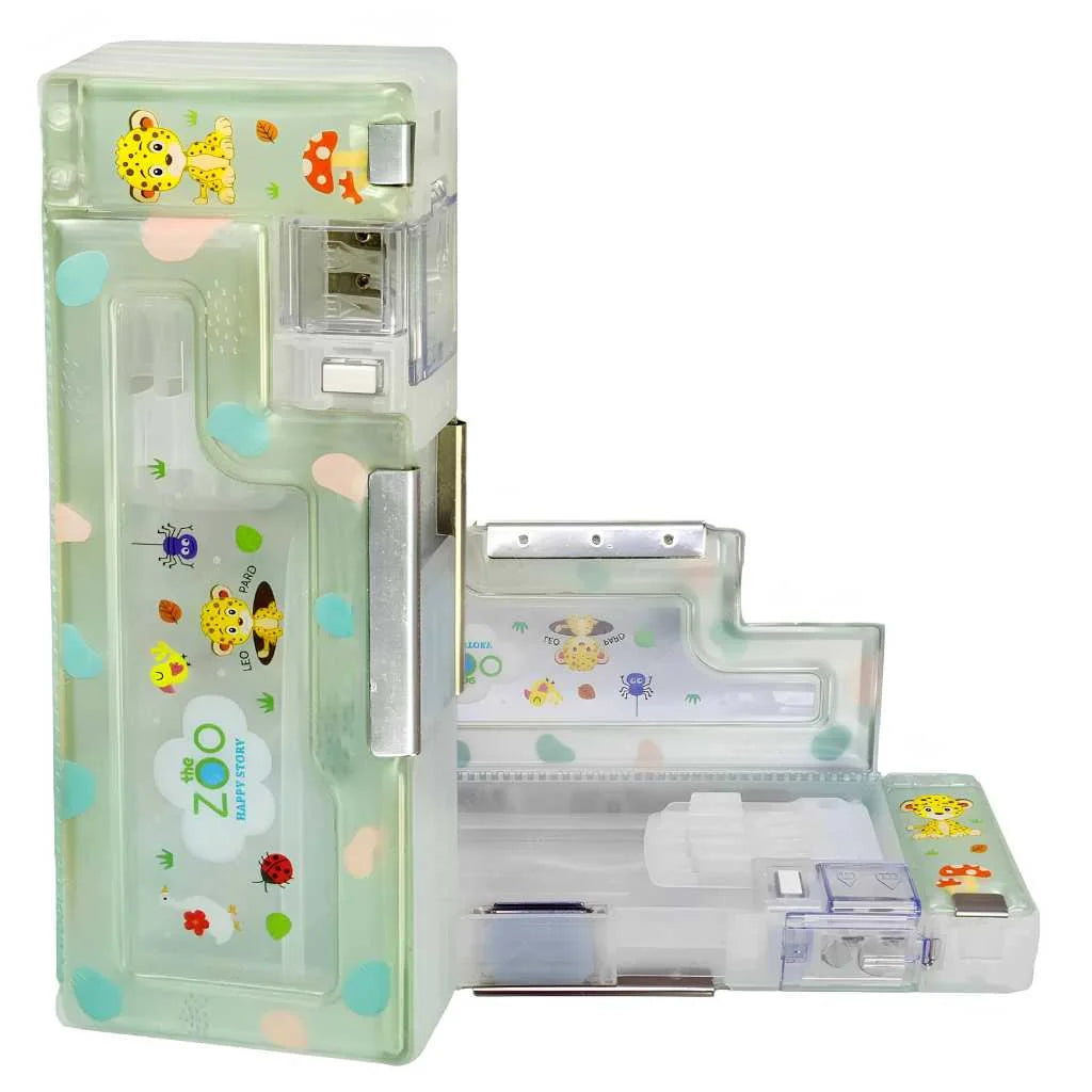 Magnetic Pencil Case with Sharpener for Kids | Premium Luxury Organizer