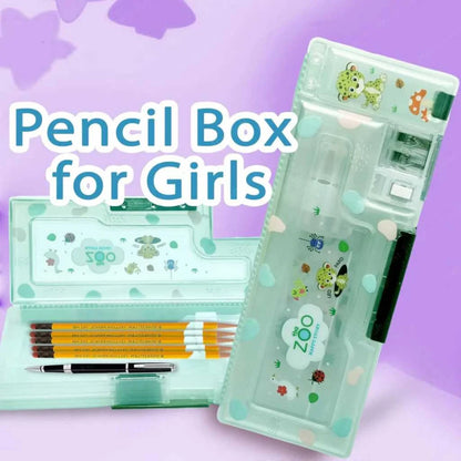 Magnetic Pencil Case with Sharpener for Kids | Premium Luxury Organizer