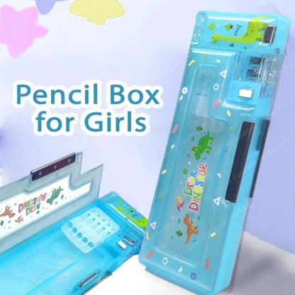 Magnetic Pencil Case with Sharpener for Kids | Premium Luxury Organizer
