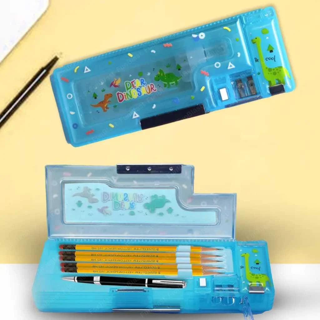 Magnetic Pencil Case with Sharpener for Kids | Premium Luxury Organizer
