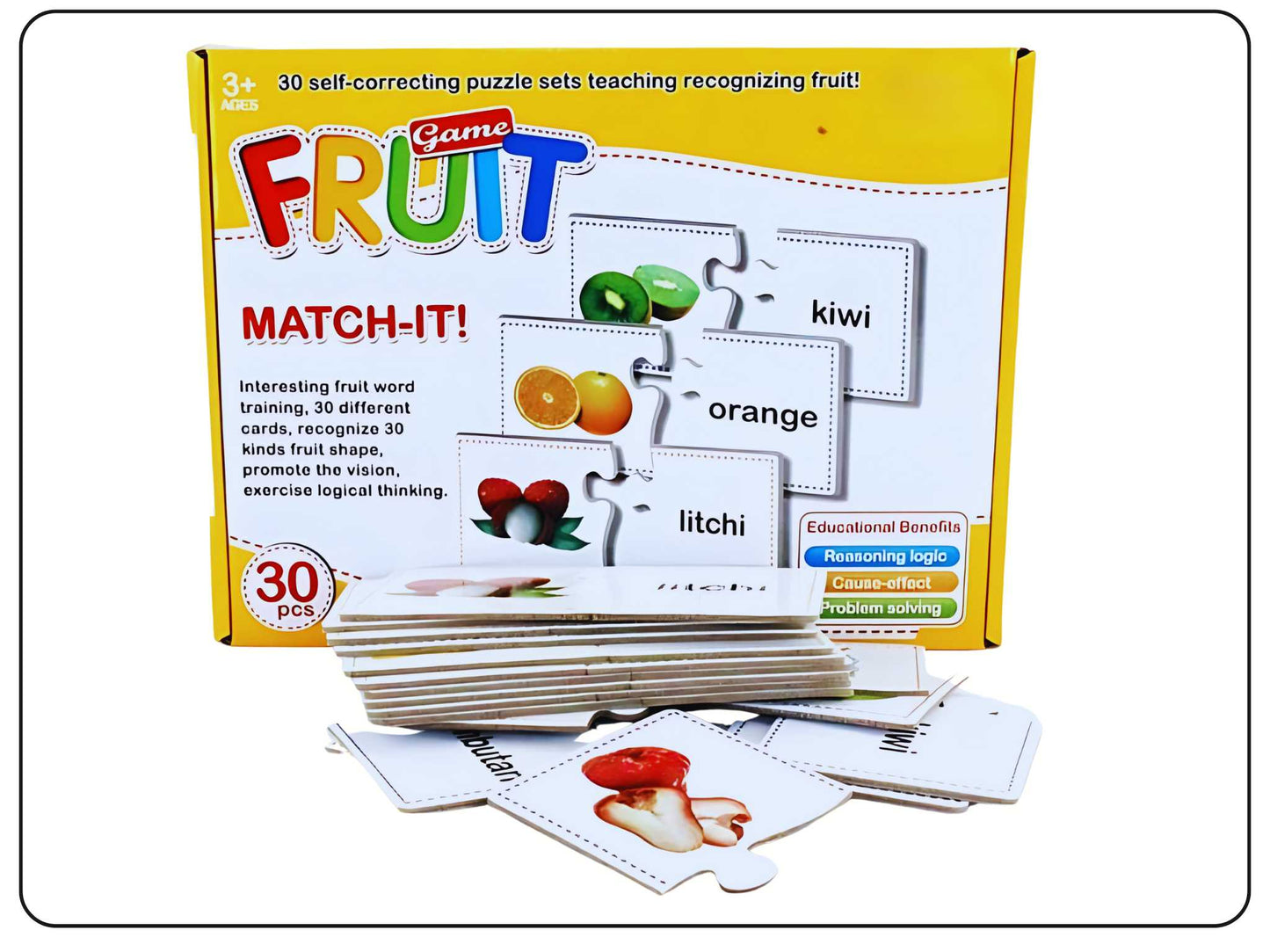 Match It Spelling Puzzle Game Educational Toy