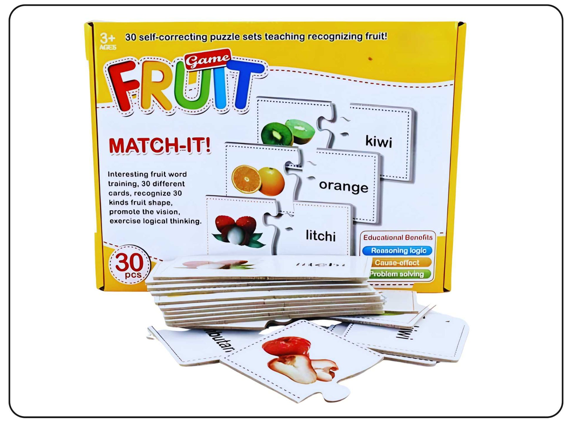 Match It Spelling Puzzle Game Educational Toy