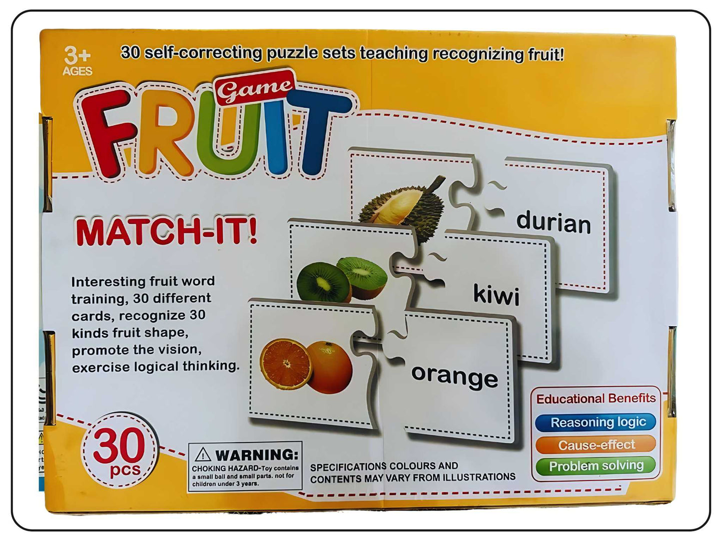 Match It Spelling Puzzle Game Educational Toy