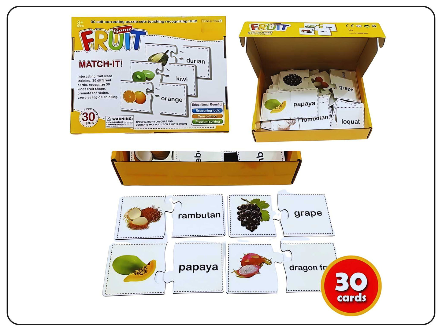 Match It Spelling Puzzle Game Educational Toy