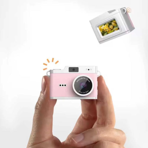 Mini Camera Keychain HD with Flash for Kids and Adults