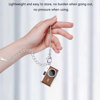 Mini Camera Keychain HD with Flash for Kids and Adults