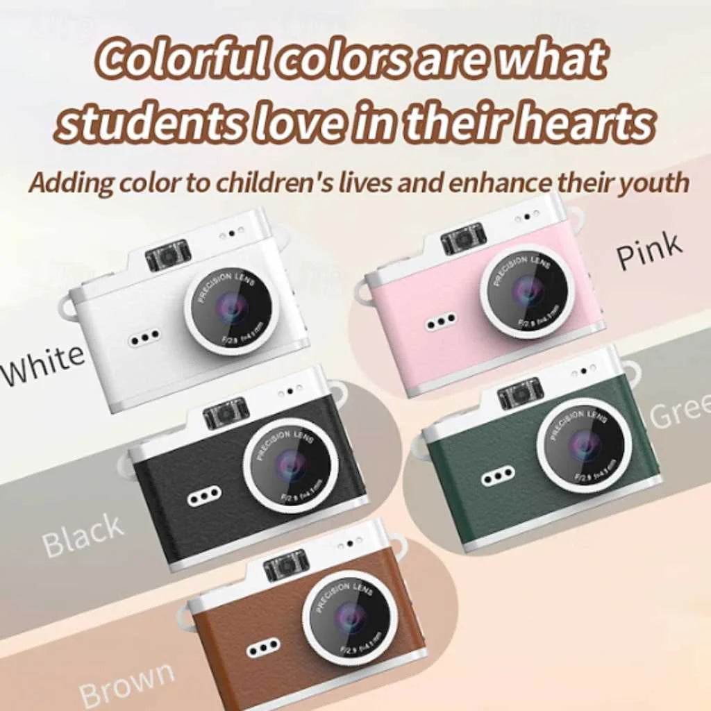 Mini Camera Keychain HD with Flash for Kids and Adults