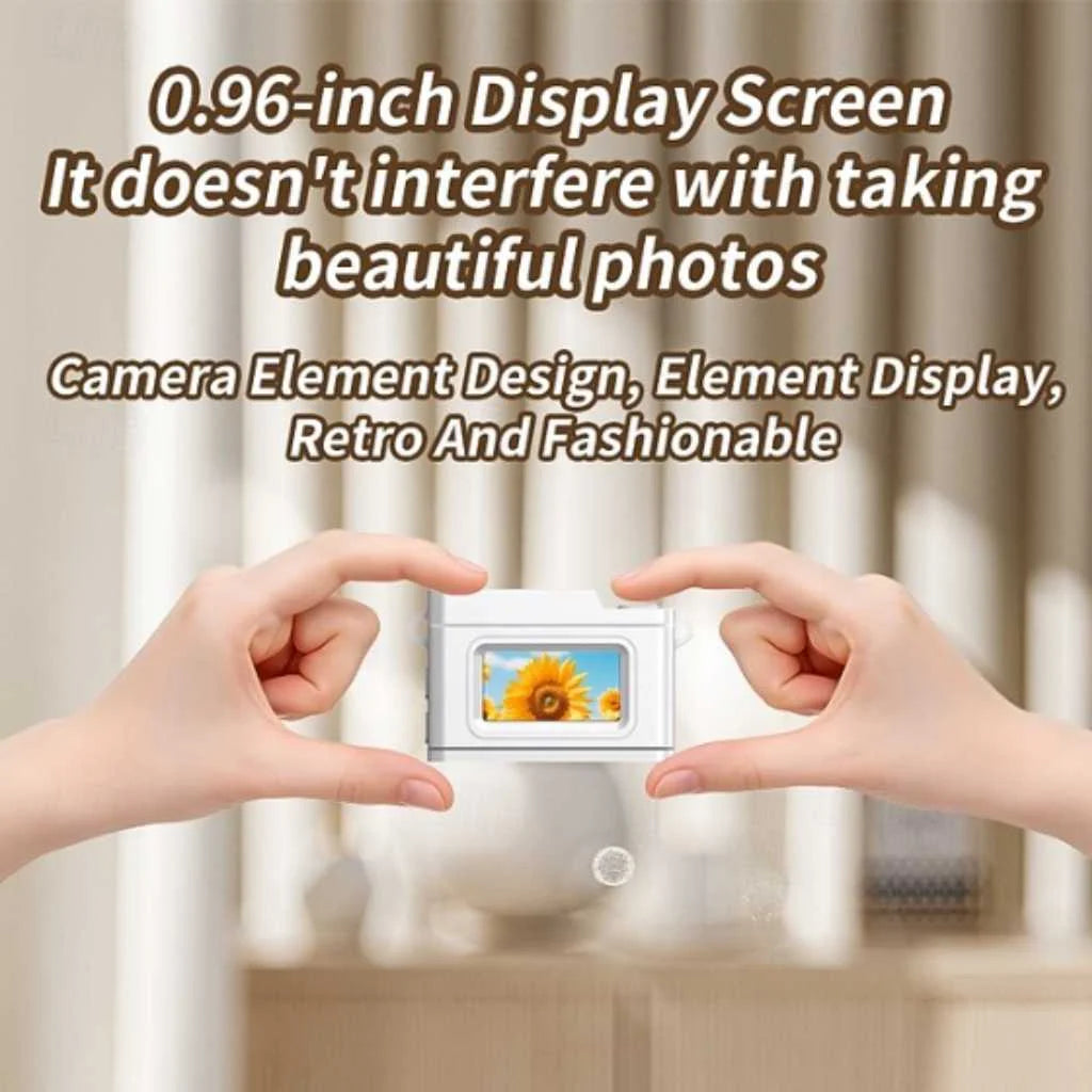 Mini Camera Keychain HD with Flash for Kids and Adults