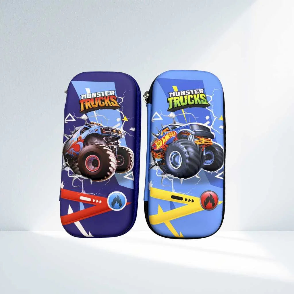 Monster Trucks Pencil Case - Durable Racing Stationery Pouch | DODKart