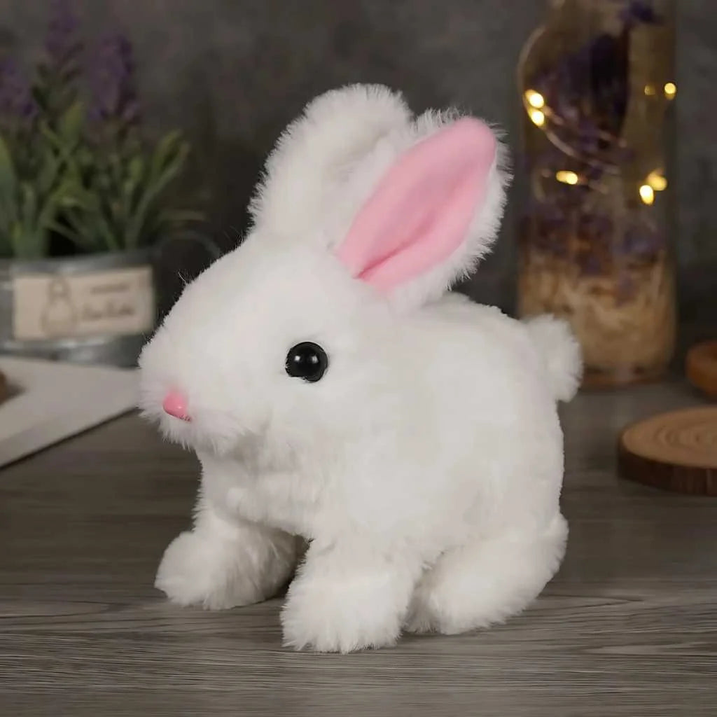 Moving Rabbit Soft Toy with Light and Sound