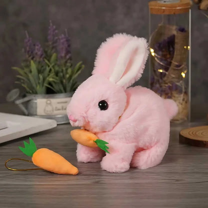 Moving Rabbit Soft Toy with Light and Sound