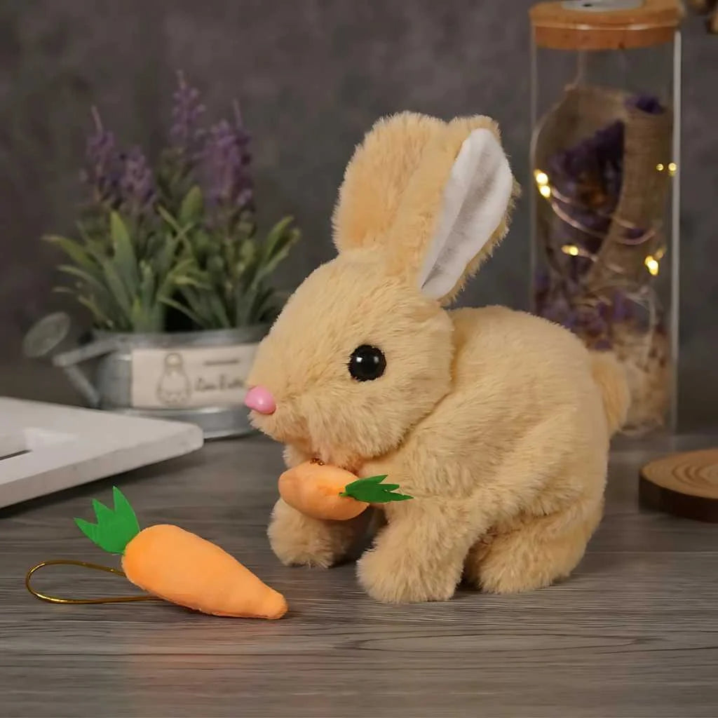 Moving Rabbit Soft Toy with Light and Sound