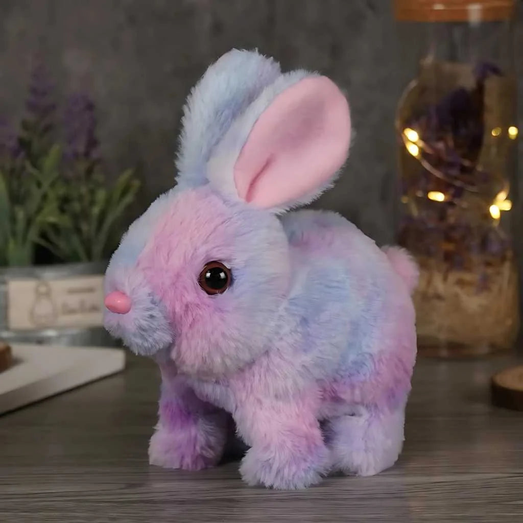 Moving Rabbit Soft Toy with Light and Sound