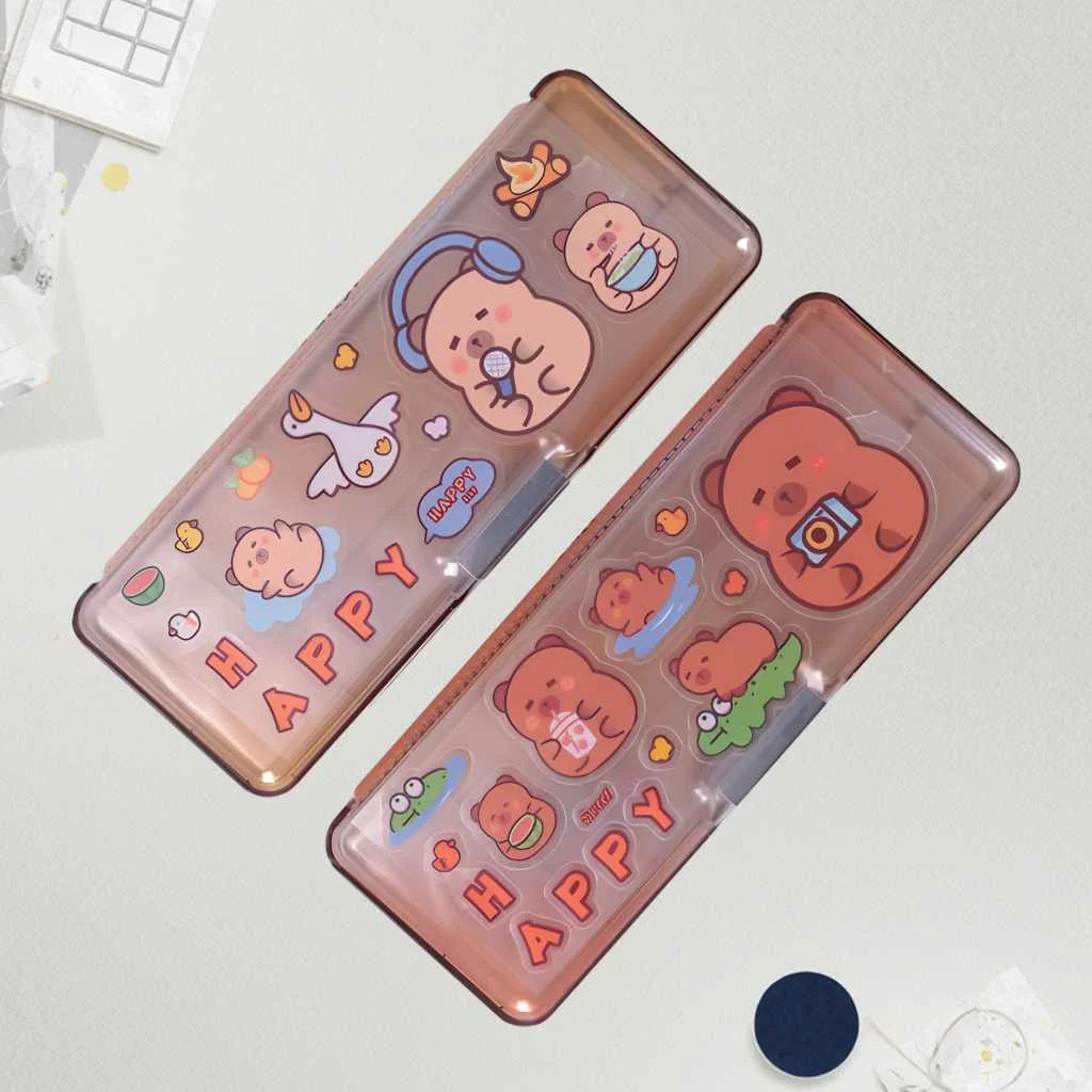 Multifunction Capybara Pencil Box for Kids - Cute & Organized