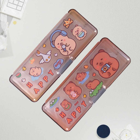 Multifunction Capybara Pencil Box for Kids - Cute & Organized
