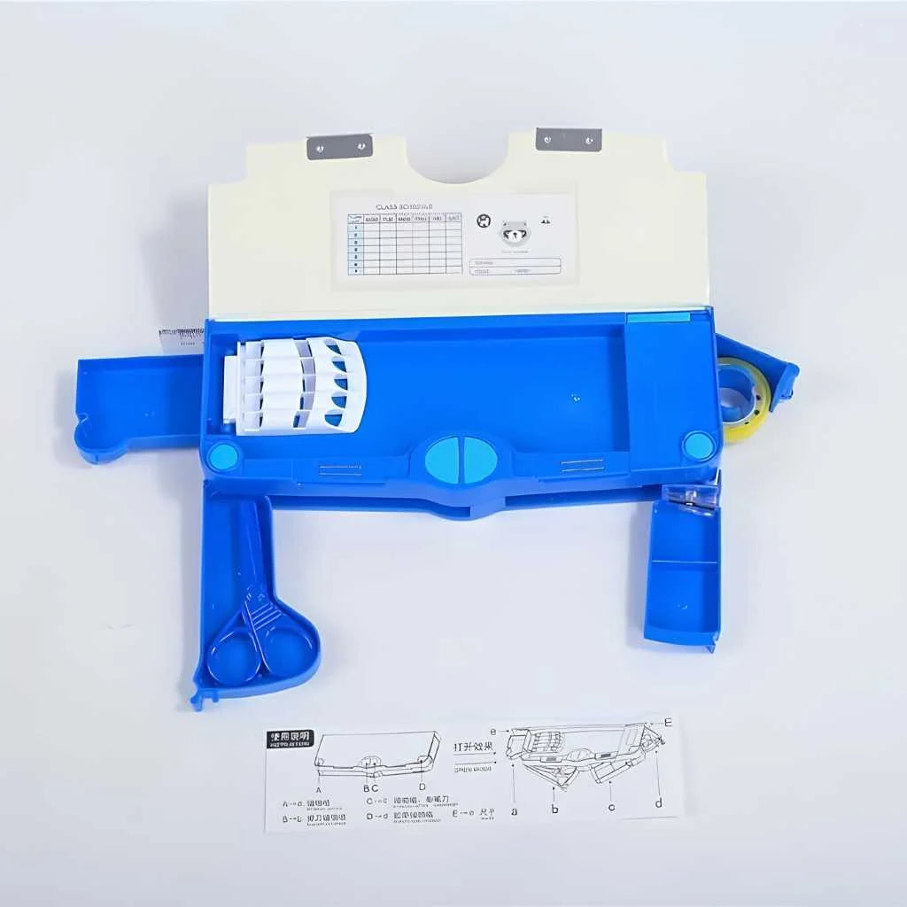 Multifunction Robot Pencil Box for Kids | All-in-One Stationery Kit