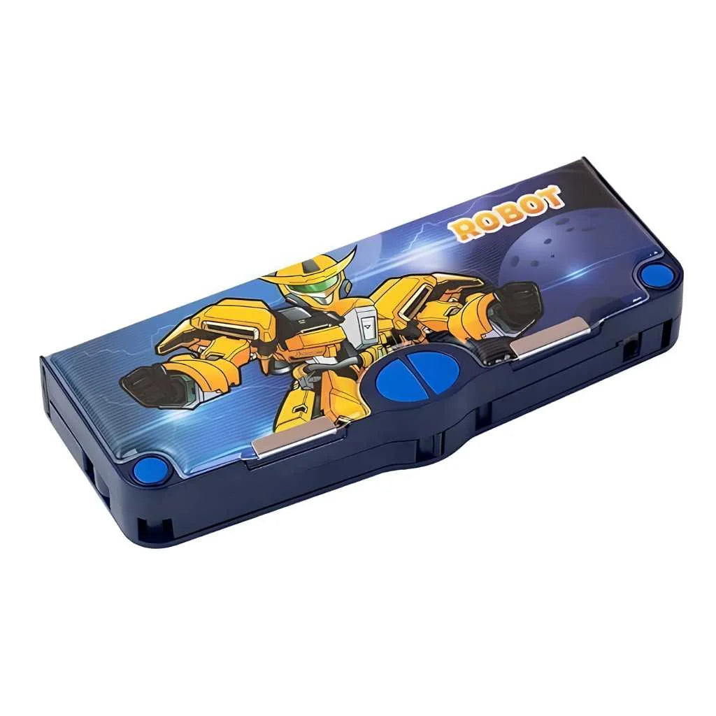 Multifunction Robot Pencil Box for Kids | All-in-One Stationery Kit