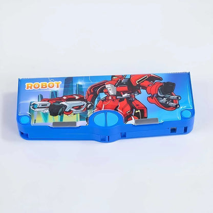 Multifunction Robot Pencil Box for Kids | All-in-One Stationery Kit