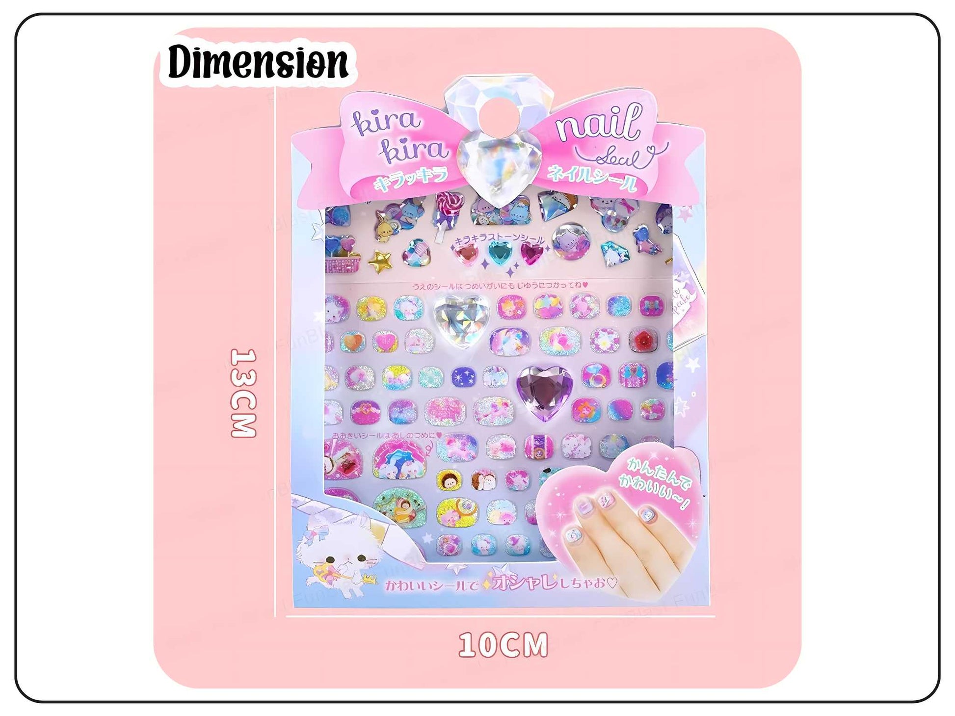 Nail Soul Stickers for Kids and Girls