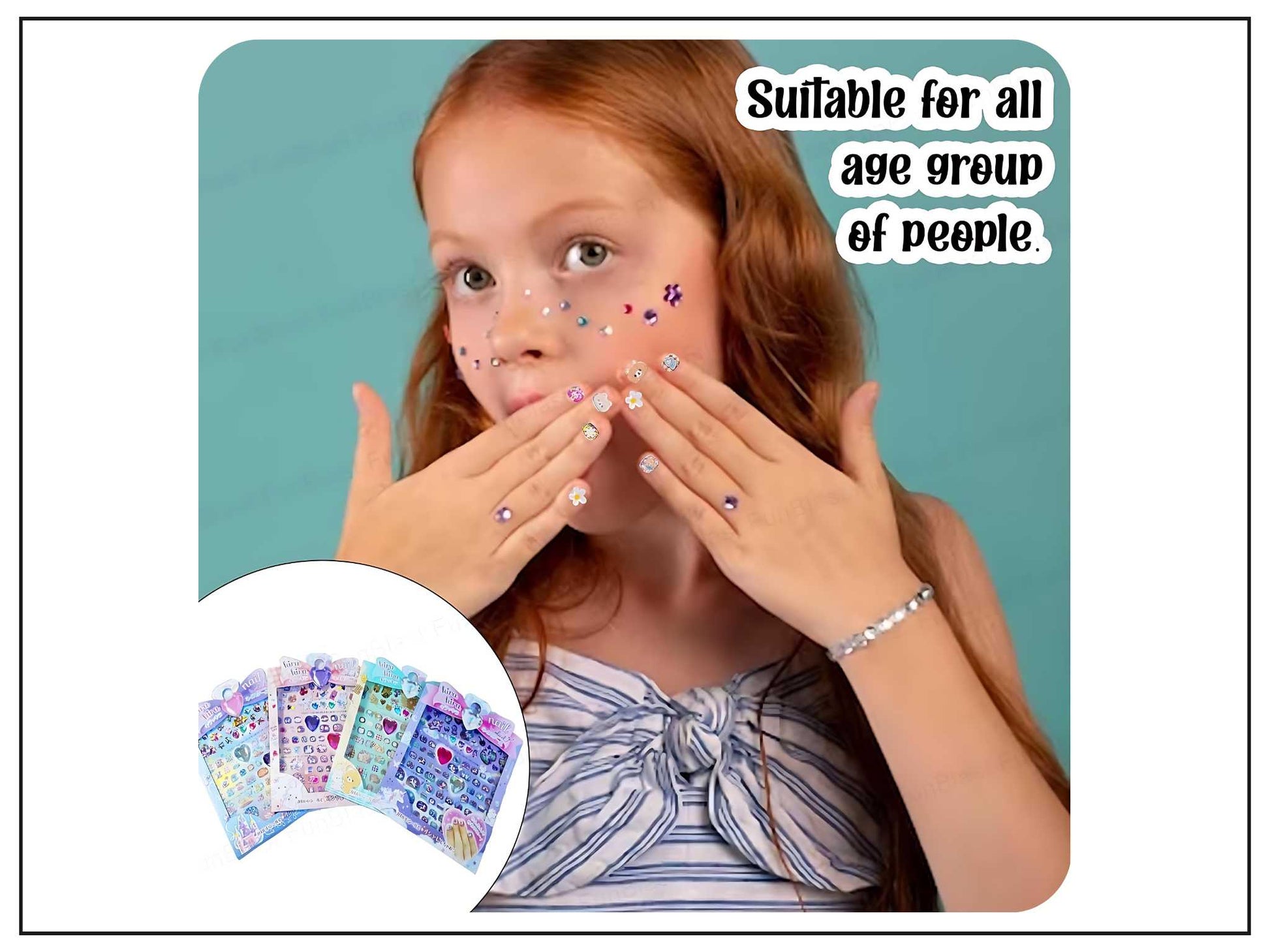 Nail Soul Stickers for Kids and Girls