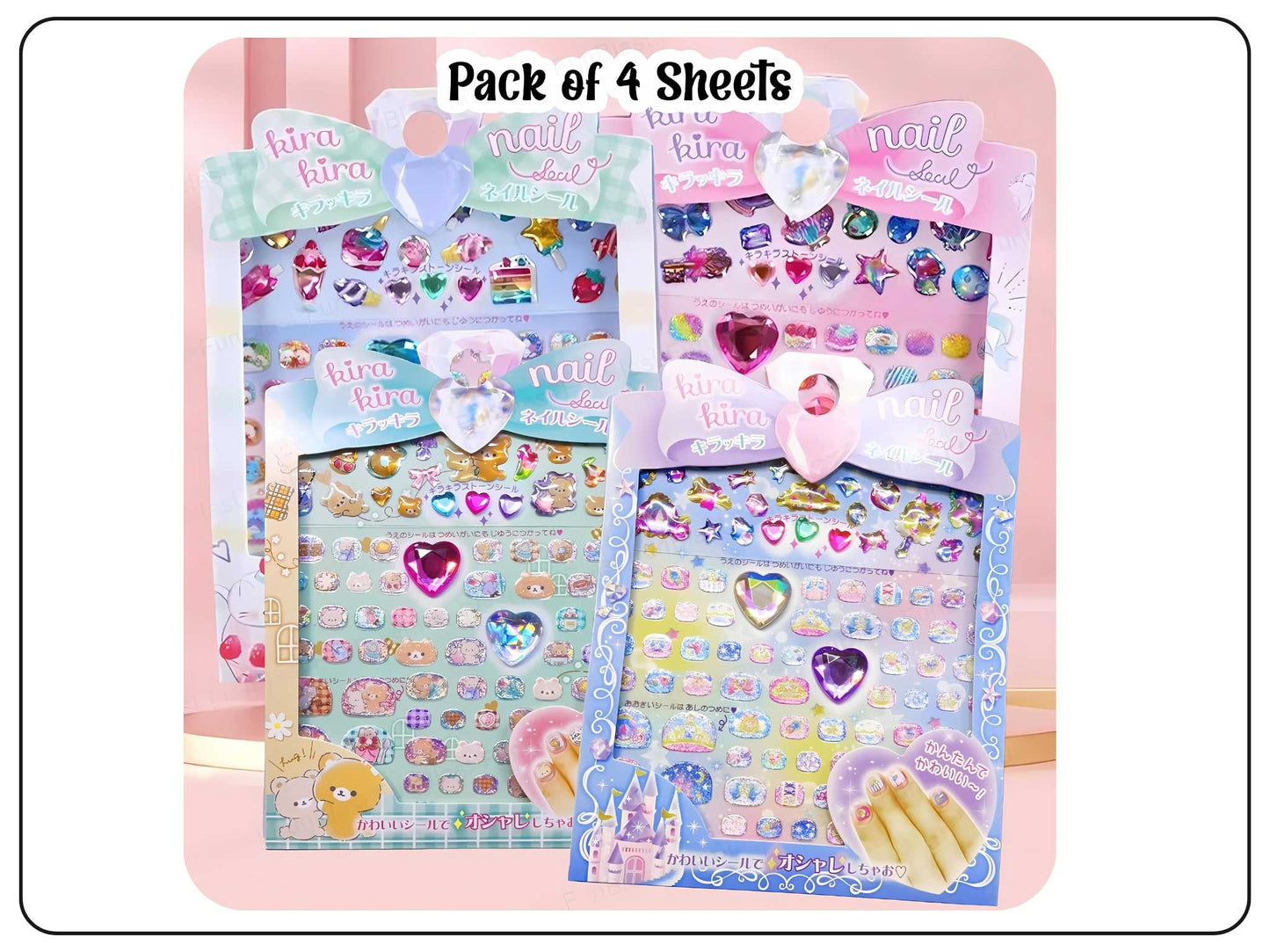 Nail Soul Stickers for Kids and Girls