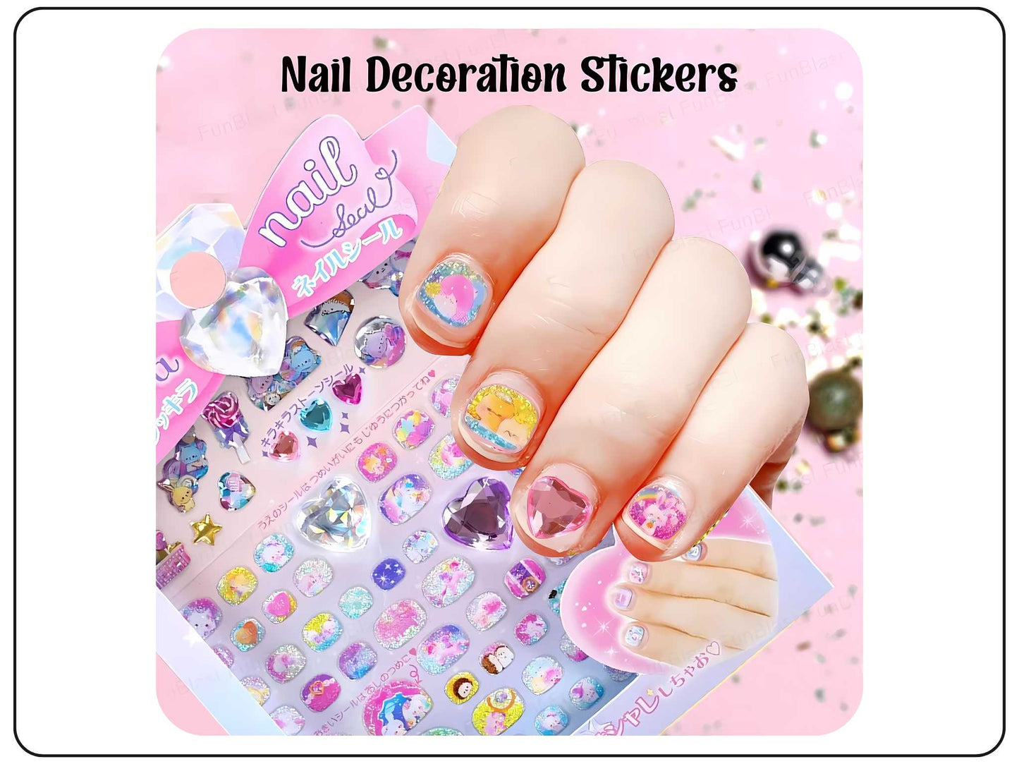 Nail Soul Stickers for Kids and Girls