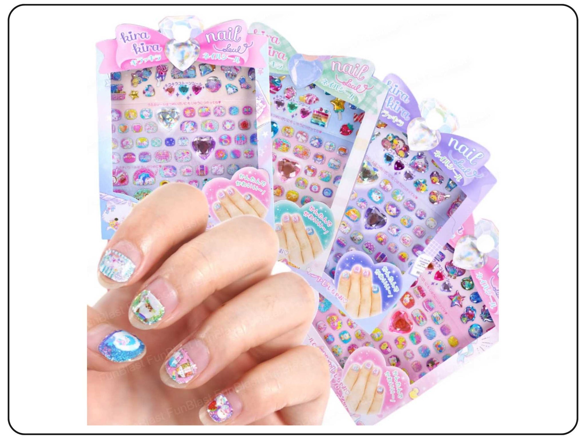 Nail Soul Stickers for Kids and Girls