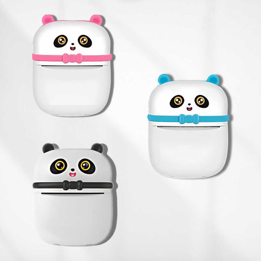 panda style mini thermal printer for kids