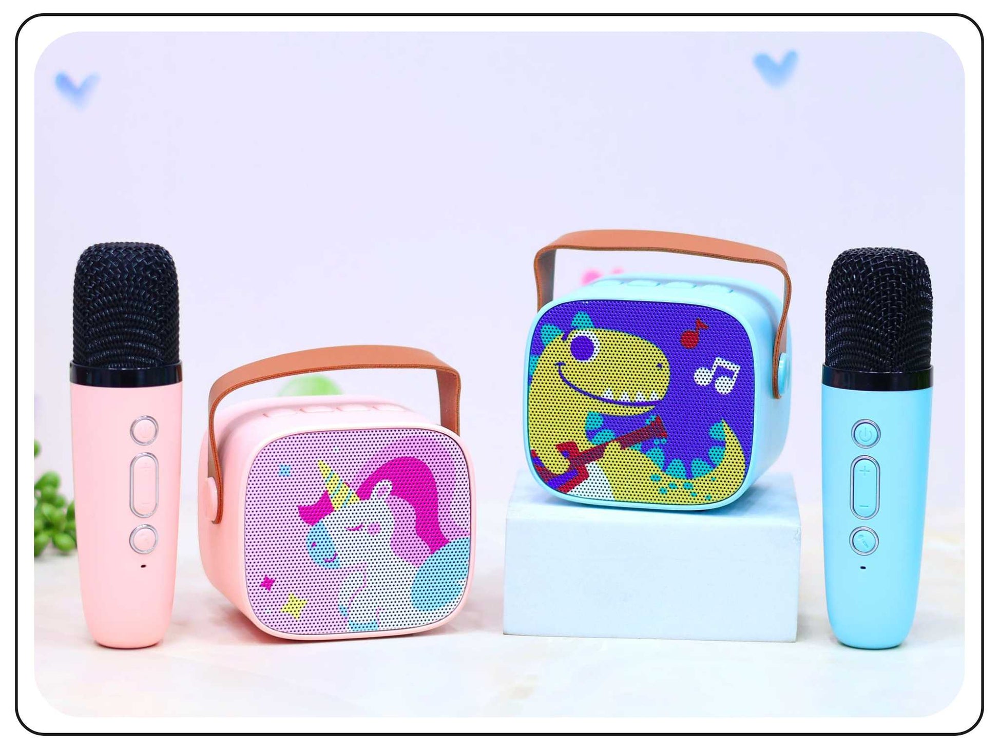 Party Anywhere Bluetooth Karaoke Speaker Mic for Kids