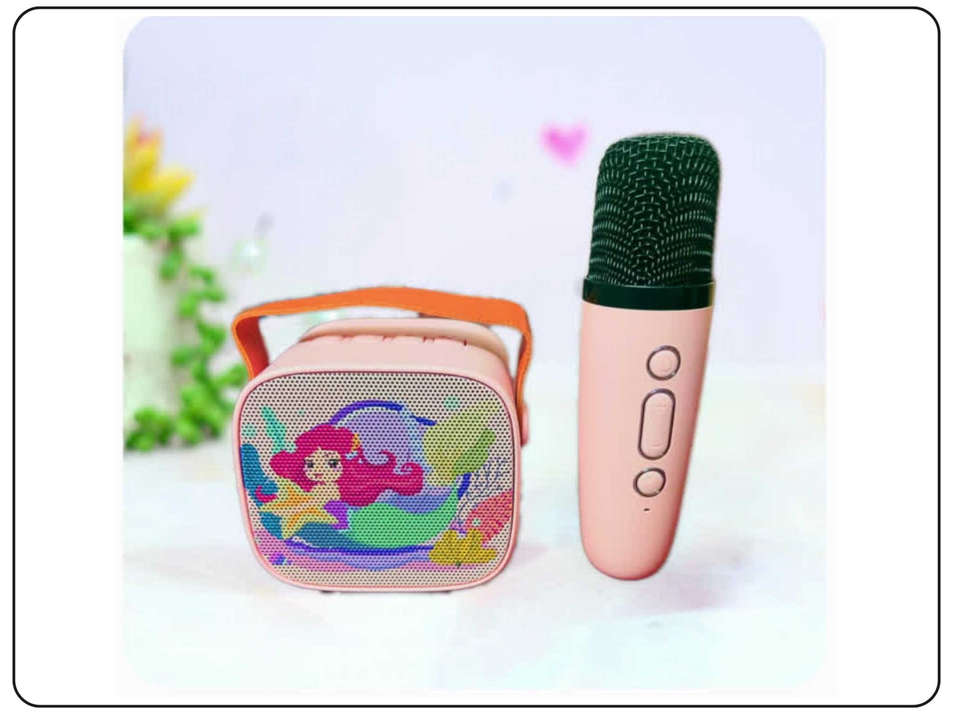 Party Anywhere Bluetooth Karaoke Speaker Mic for Kids