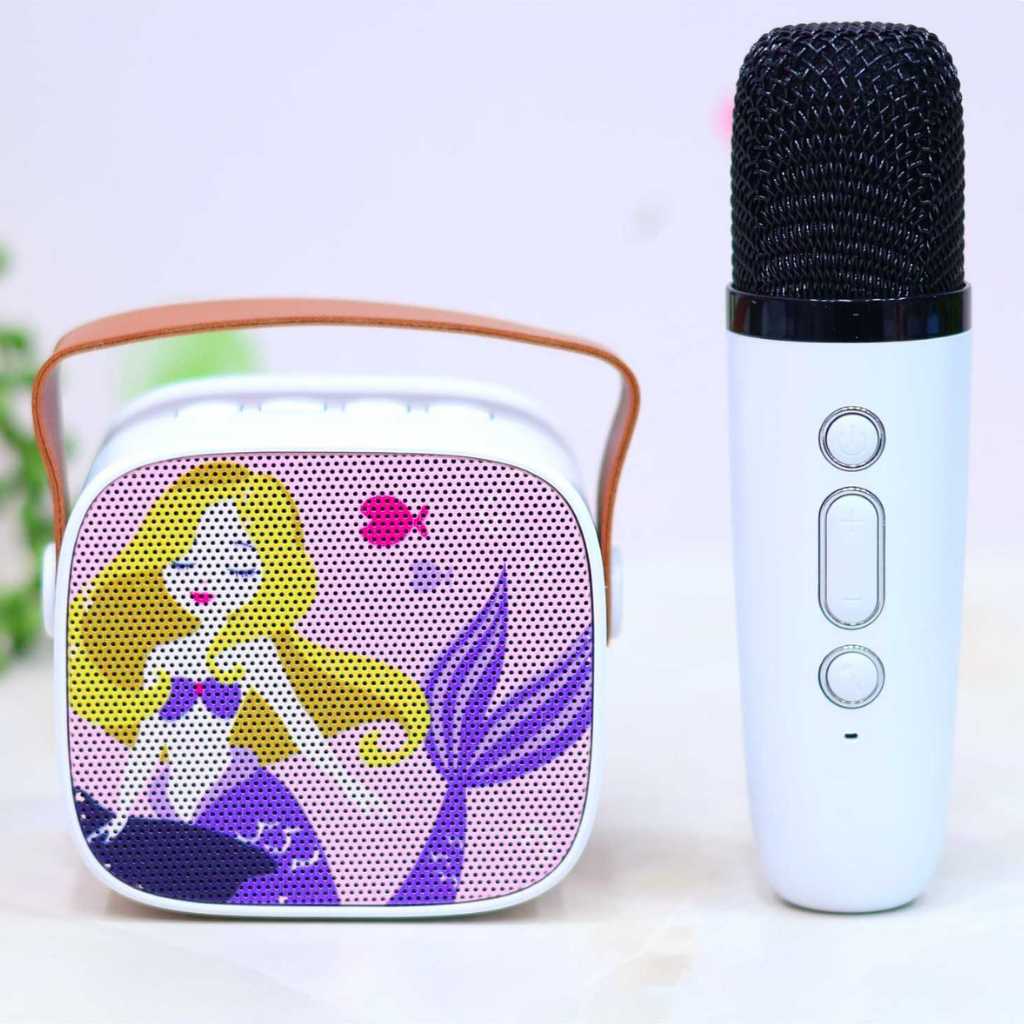 Party Anywhere Bluetooth Karaoke Speaker Mic for Kids