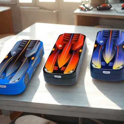 Phantom Supercar 3D Pencil Box - Durable Metal Case for Boys