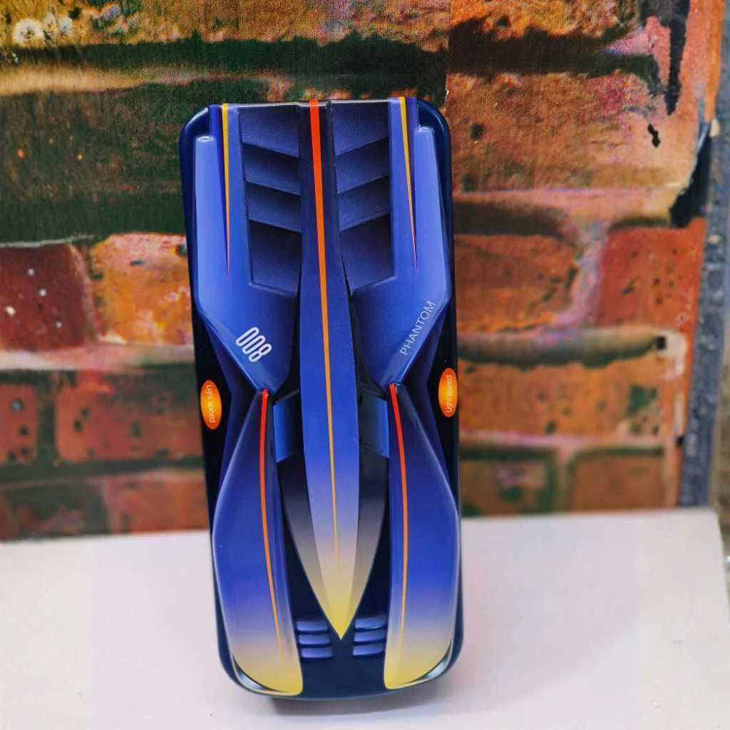 Phantom Supercar 3D Pencil Box - Durable Metal Case for Boys