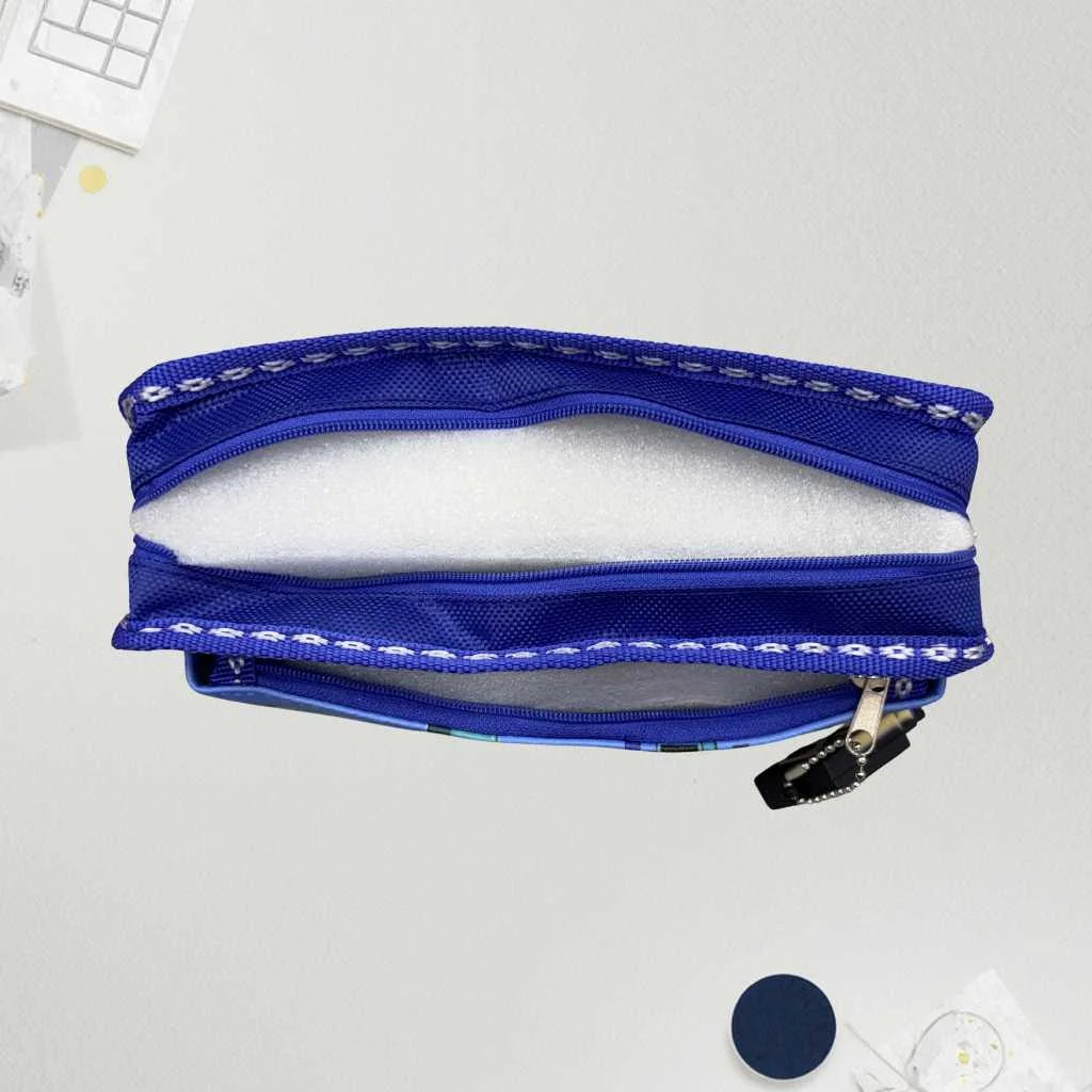 Pixel Block Game Pencil Pouch for Kids | Durable with 3D Charm