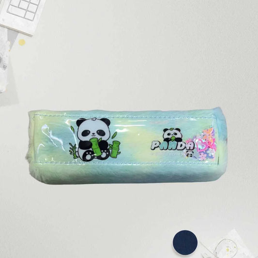 Plush Panda Large Capacity Pencil Pouch for Kids | Soft & Spacious