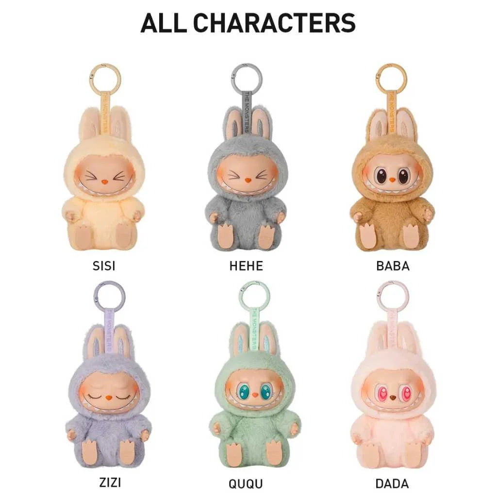 Pop Mart Labubu Have a Seat Vinyl Plush Keychains