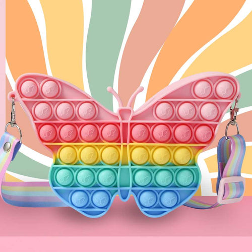 POPIT Butterfly Sling Bag for Kids and Girls