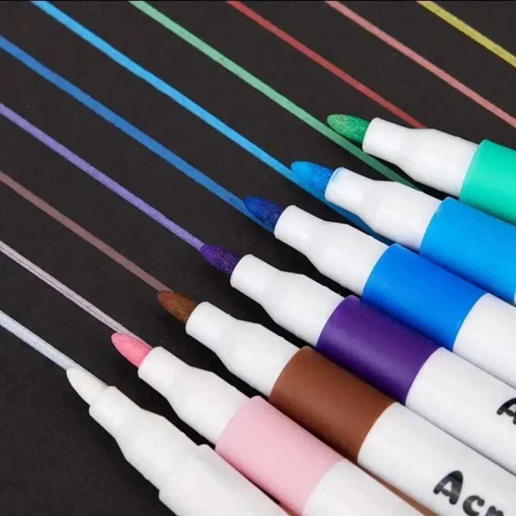 Premium DoodleDash 36-Color Acrylic Markers