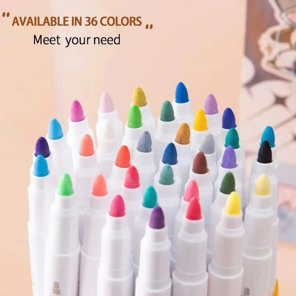 Premium DoodleDash 36-Color Acrylic Markers